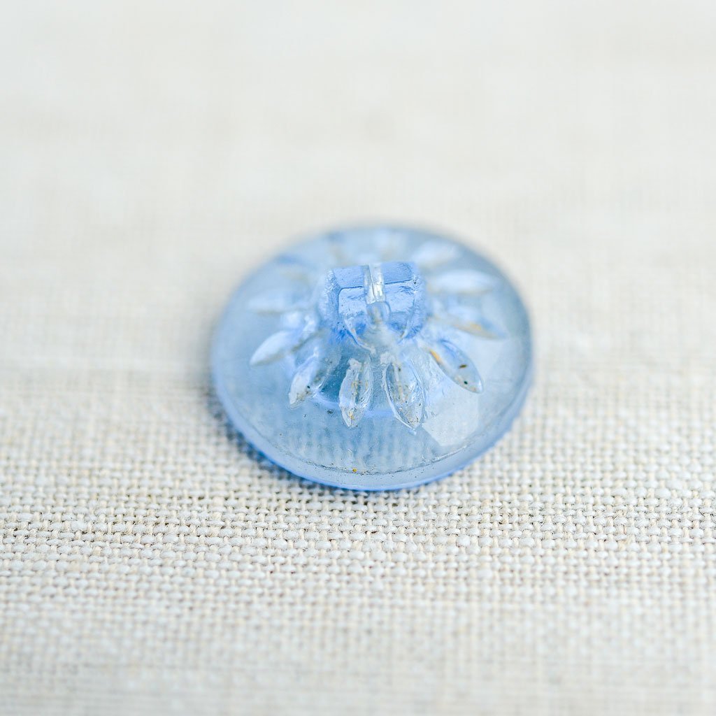 The Button Dept. : Glass : Blue Aster - the workroom