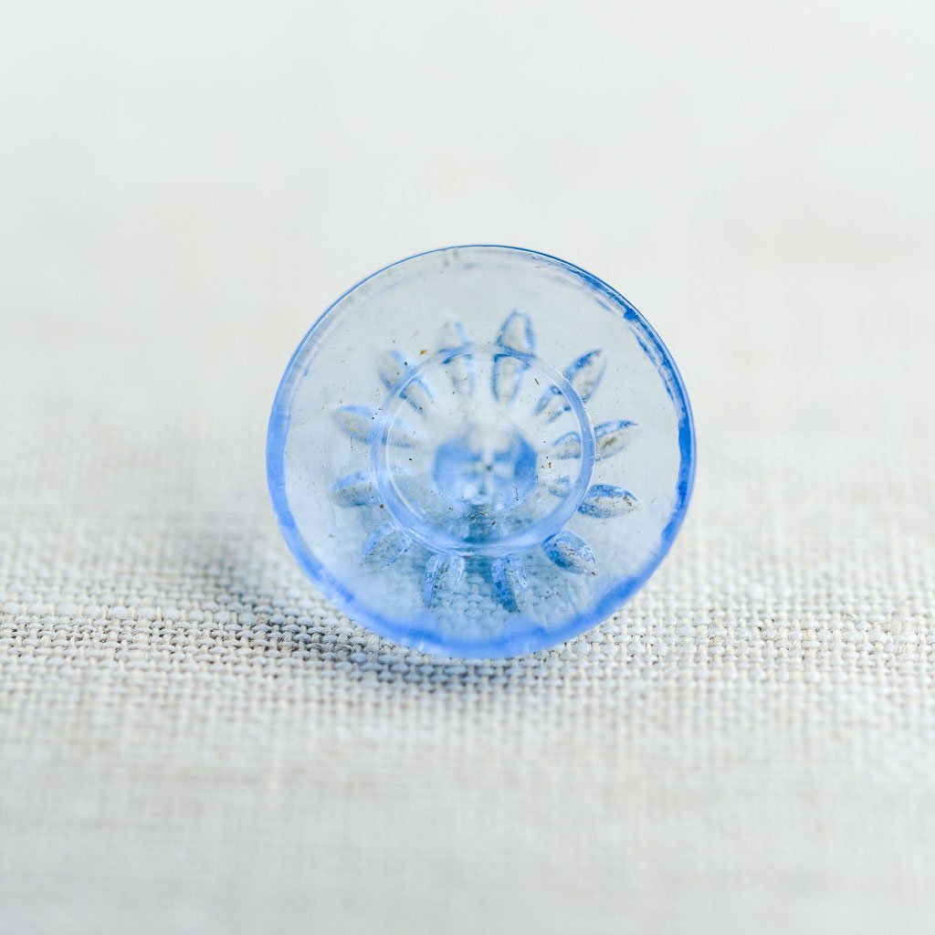 The Button Dept. : Glass : Blue Aster - the workroom