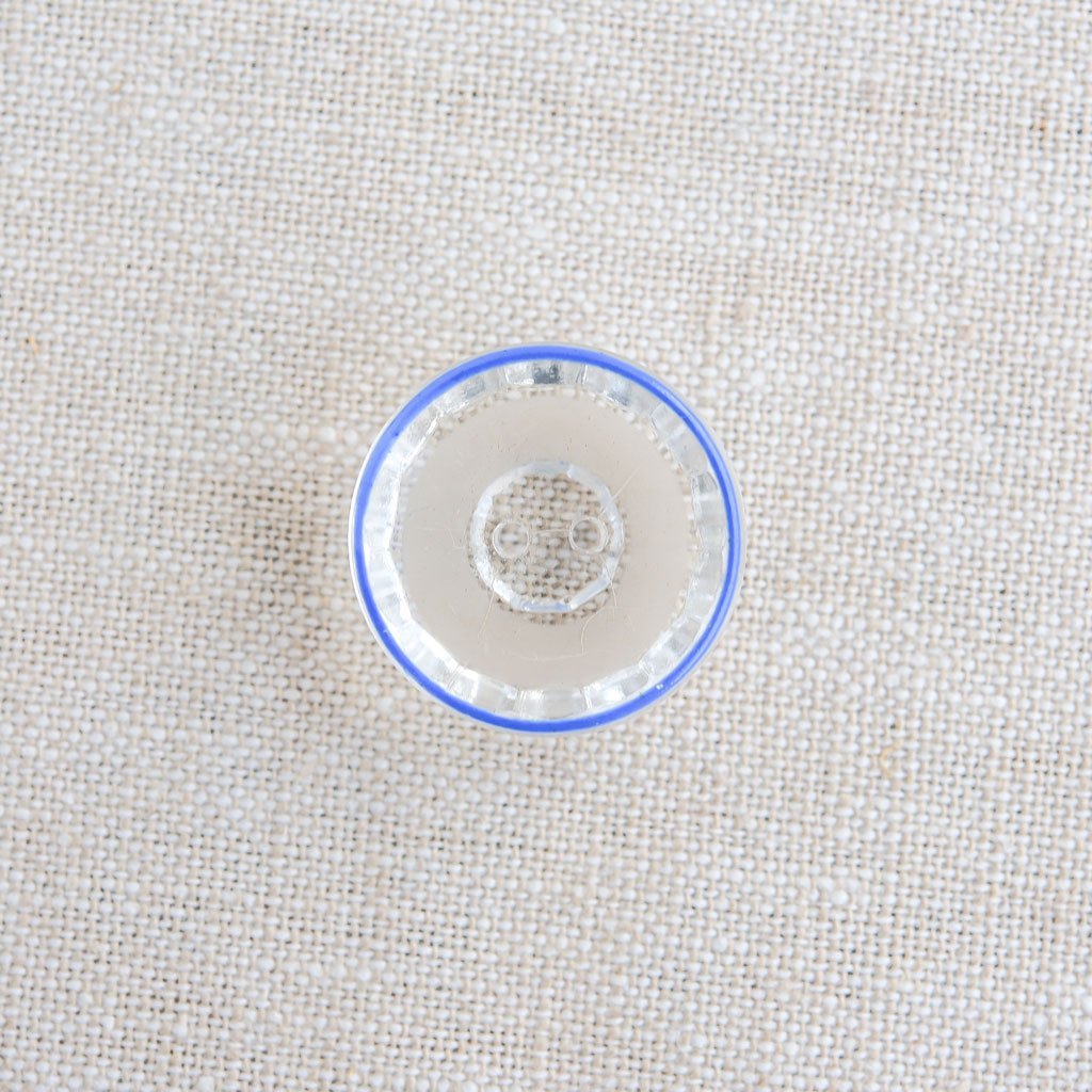 The Button Dept. : Glass : Blue Clear Classic - the workroom