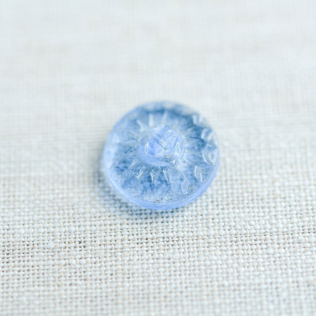 The Button Dept. : Glass : Blue Sunflower - the workroom