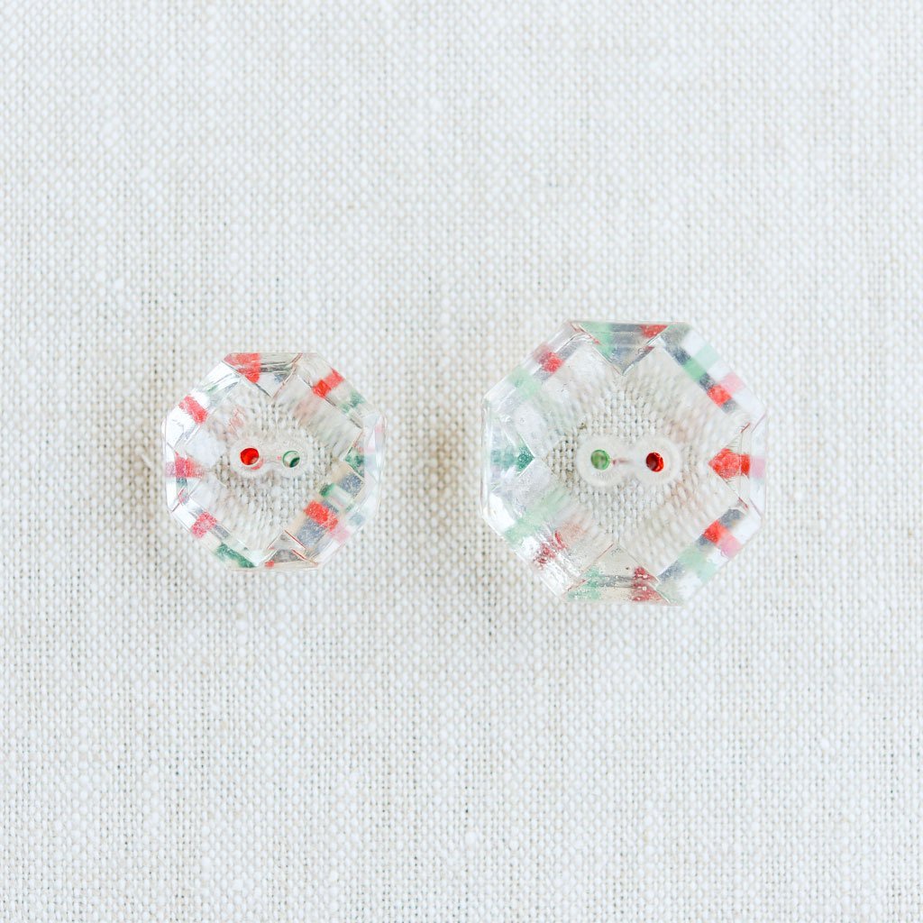 The Button Dept. : Glass : Candy Cane Kaleidoscope - the workroom