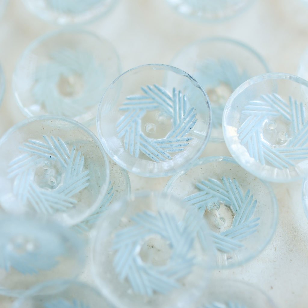 The Button Dept. : Glass : Cerulean Spinwheel - the workroom