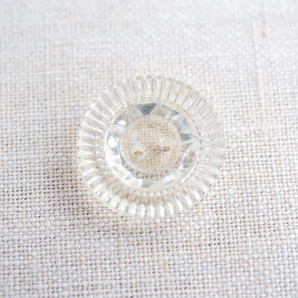 The Button Dept. : Glass : Clear Lined Edge - the workroom