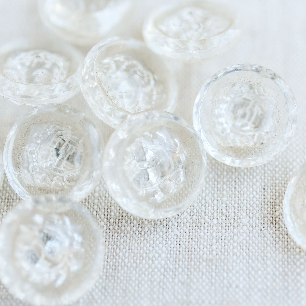 The Button Dept. : Glass : Clear Marquise - the workroom