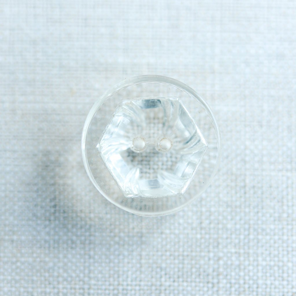 The Button Dept. : Glass : Clear Petunia - the workroom