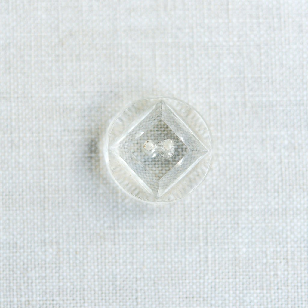 The Button Dept. : Glass : Clear Square Inset - the workroom