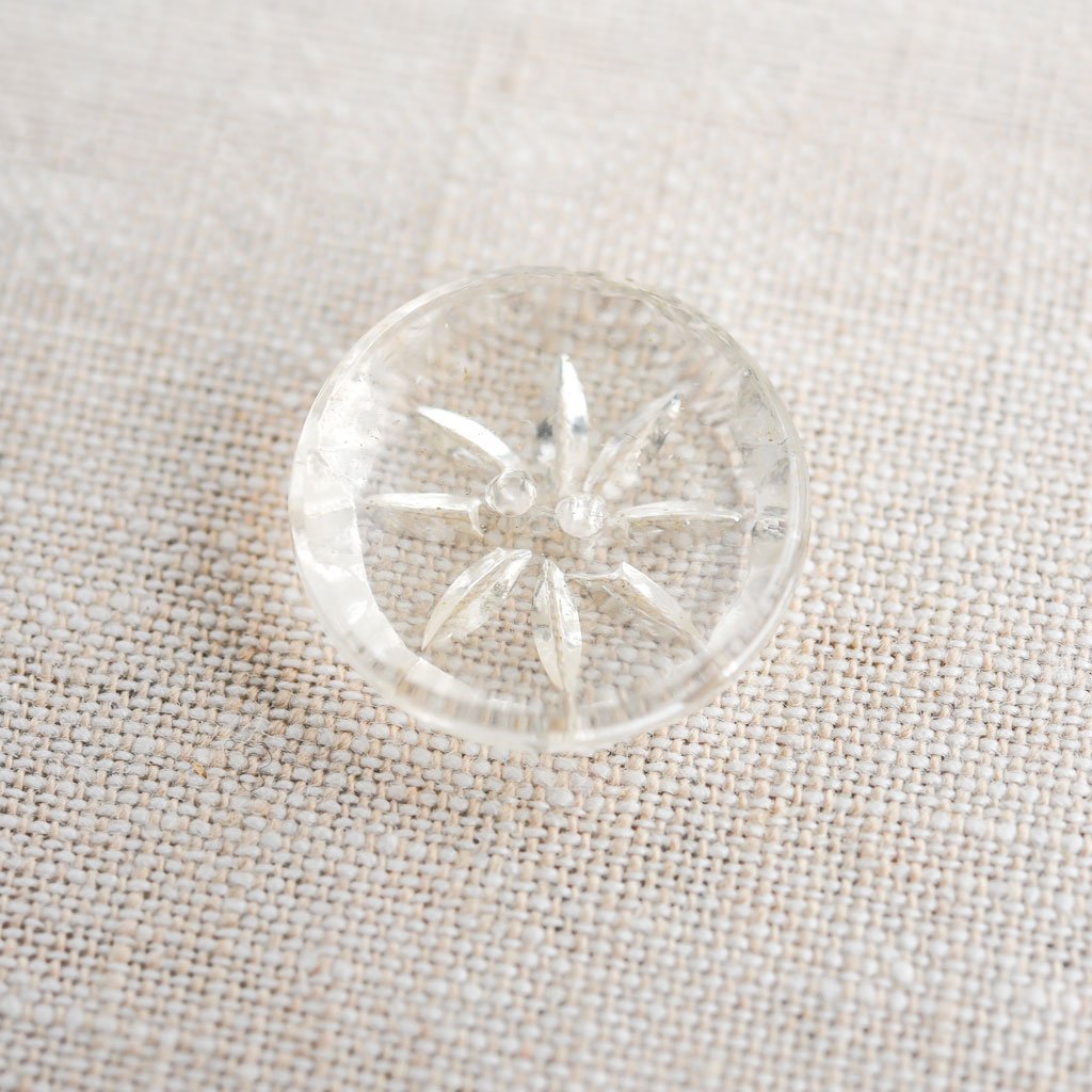 The Button Dept. : Glass : Clear Starburst - the workroom