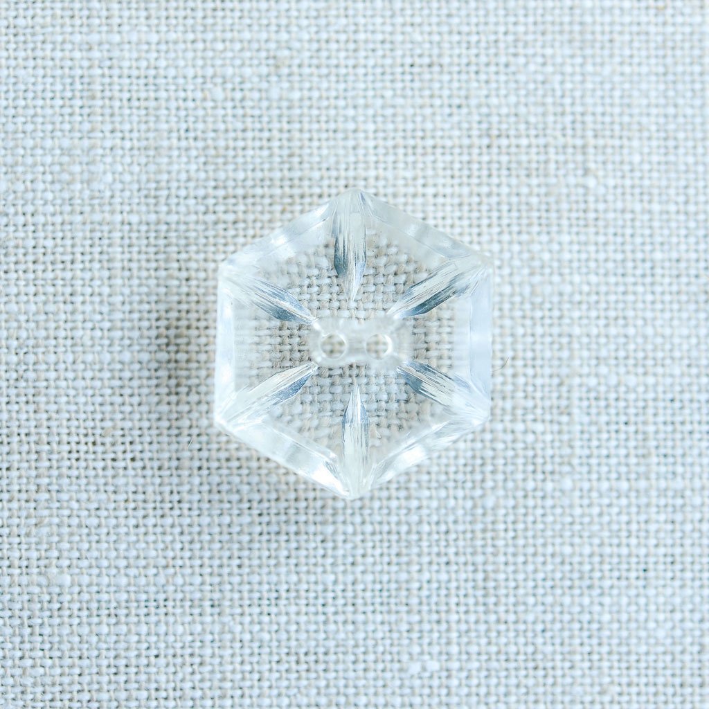 The Button Dept. : Glass : Clear Trillium - the workroom