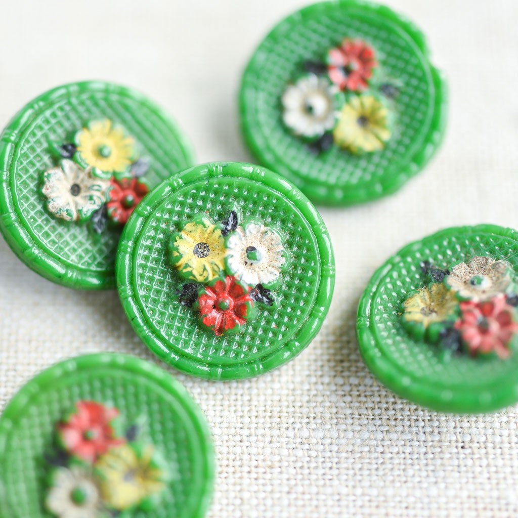 The Button Dept. : Glass : Forest Eloise - the workroom