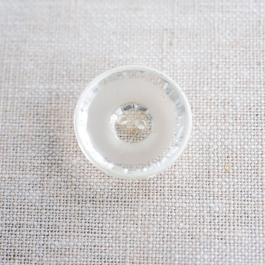 The Button Dept. : Glass : Frosted Clear Classic - the workroom