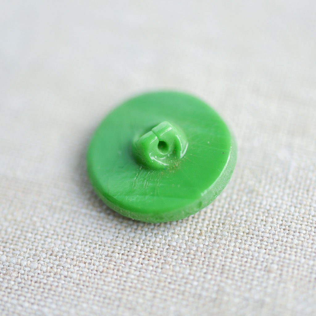 The Button Dept. : Glass : Kelly Green Eloise - the workroom