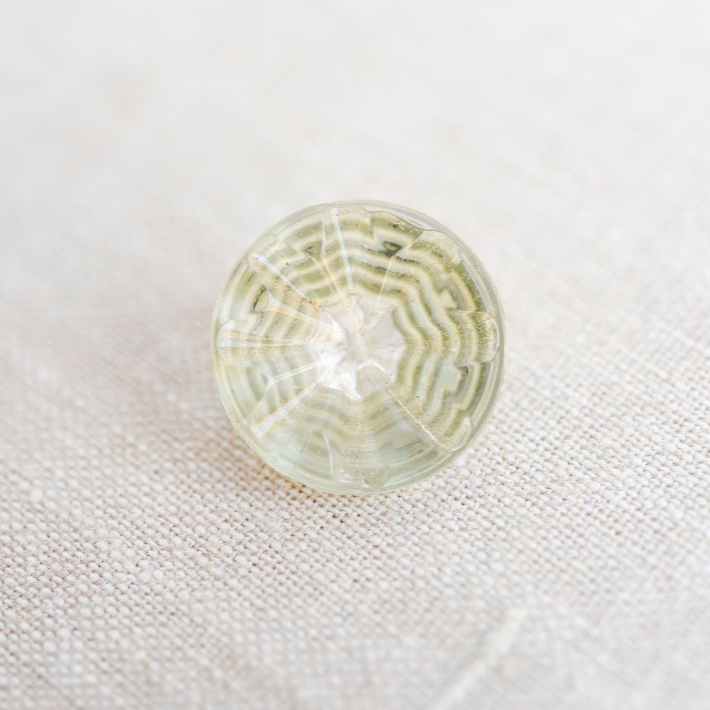 The Button Dept. : Glass : Mint Frill - the workroom
