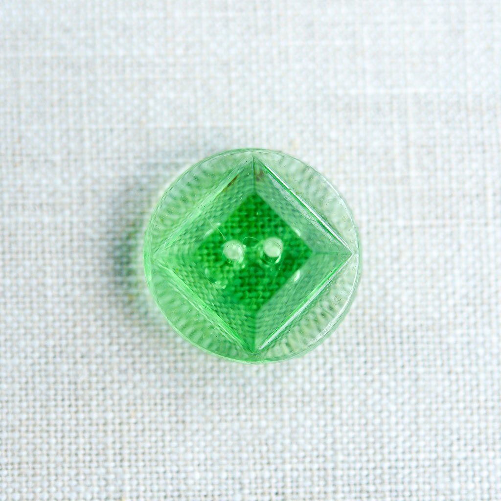 The Button Dept. : Glass : Mint Square Inset - the workroom