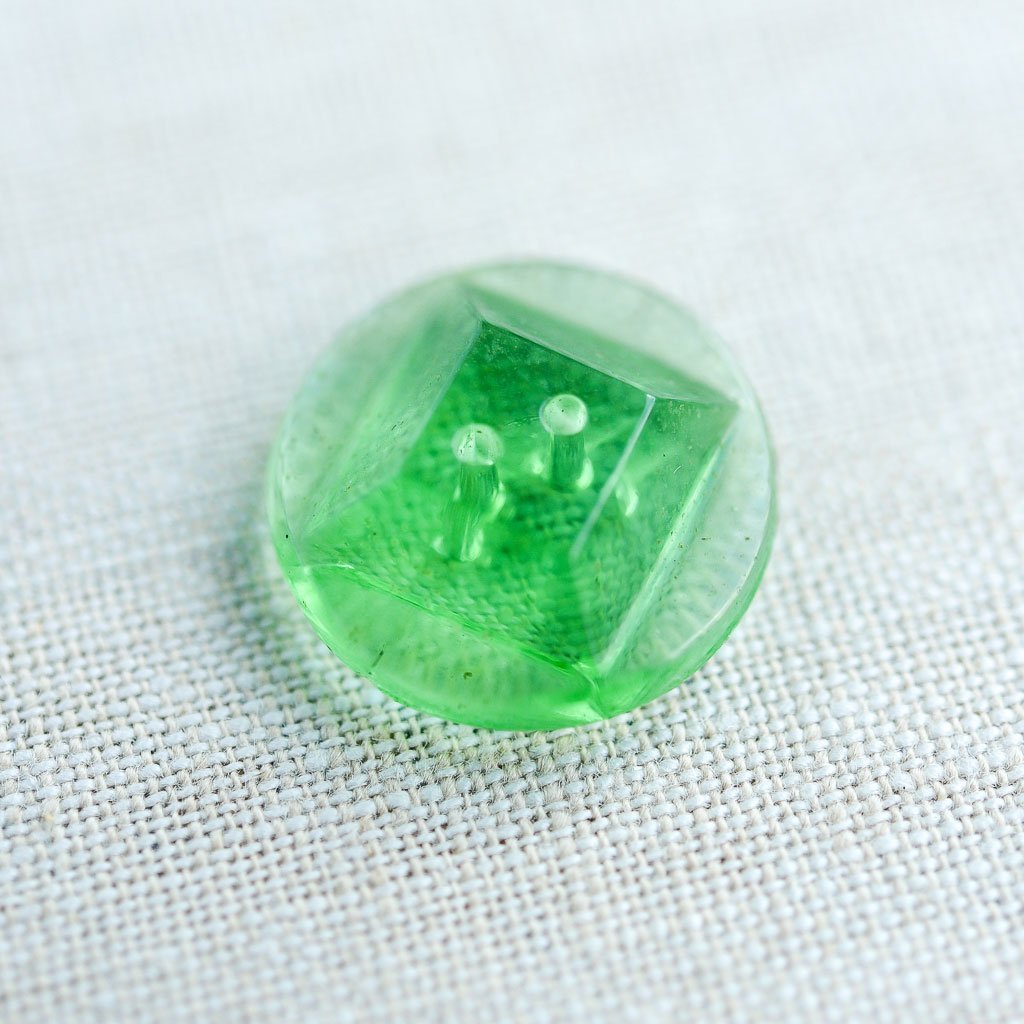 The Button Dept. : Glass : Mint Square Inset - the workroom