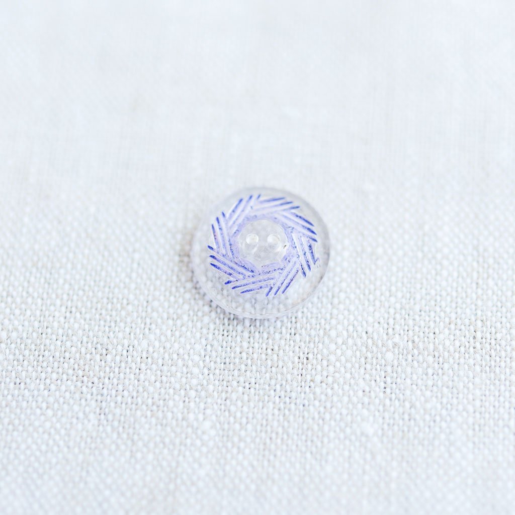The Button Dept. : Glass : Navy Spinwheel - the workroom