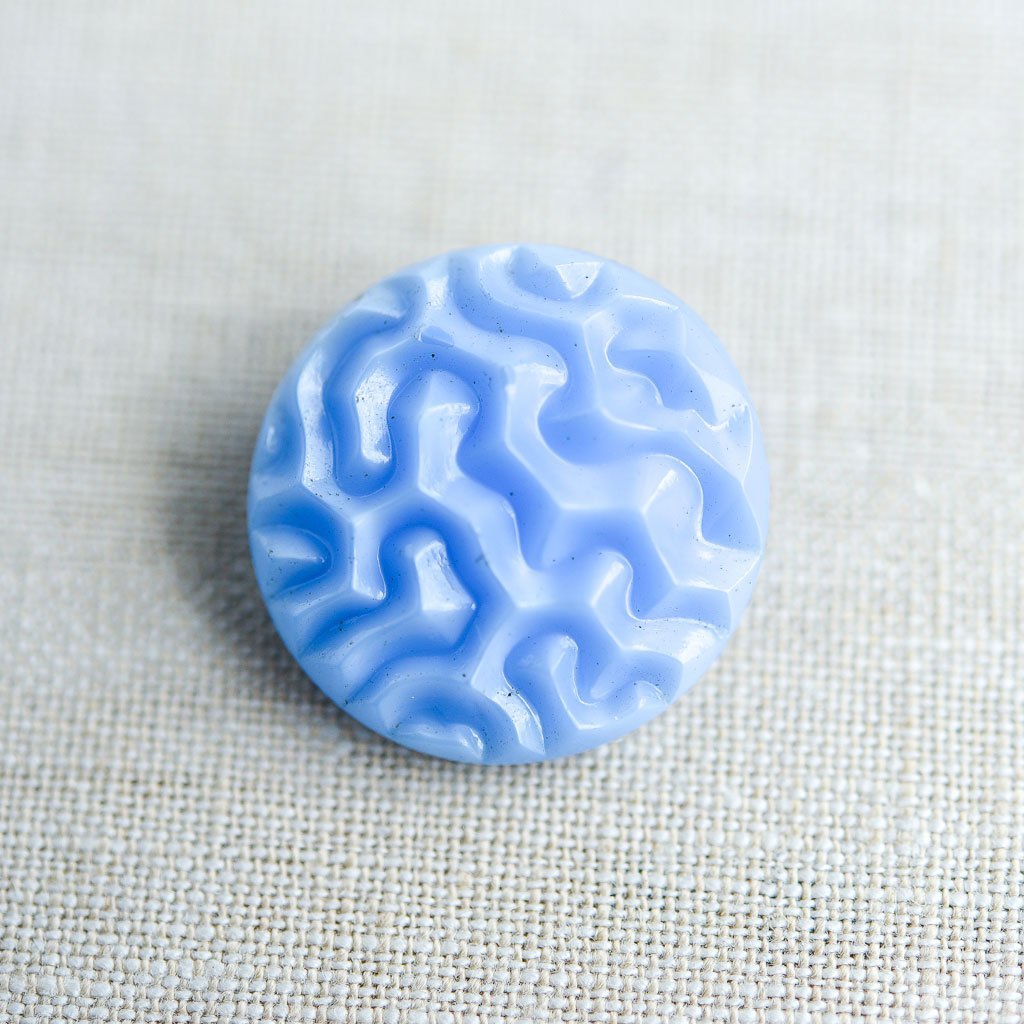 The Button Dept. : Glass : Periwinkle Anemone - the workroom