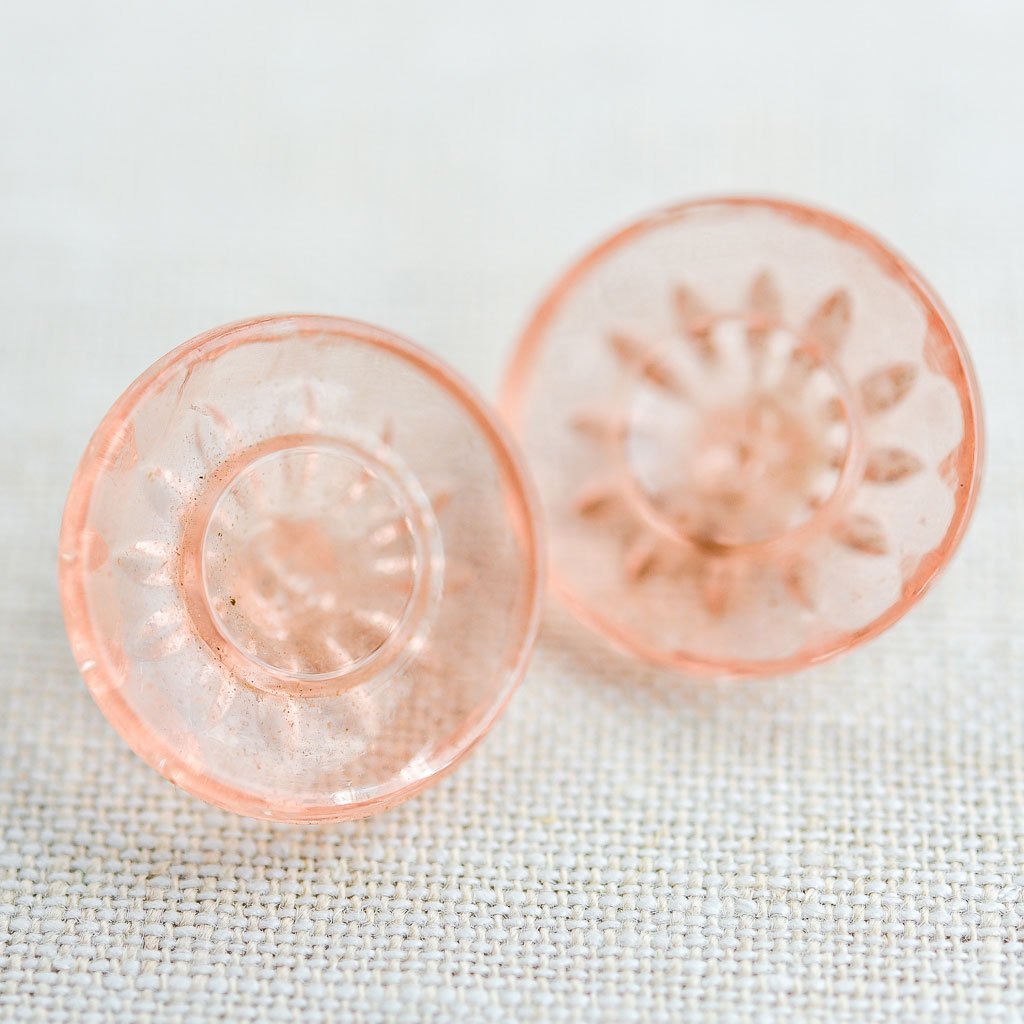 The Button Dept. : Glass : Pink Aster - the workroom