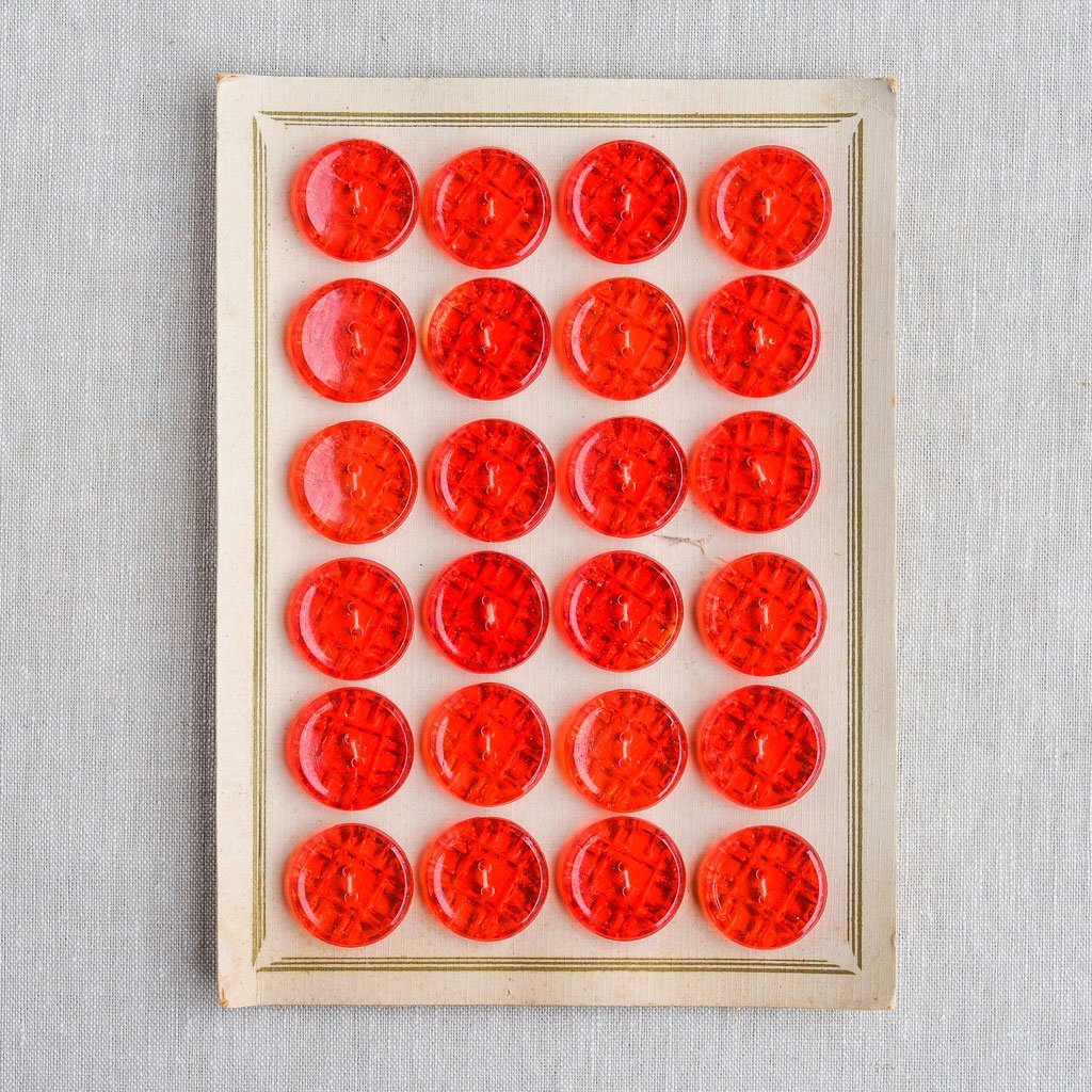 The Button Dept. : Glass : Red Graph - the workroom