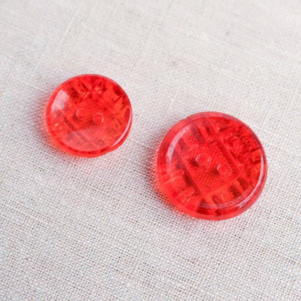 The Button Dept. : Glass : Red Graph - the workroom