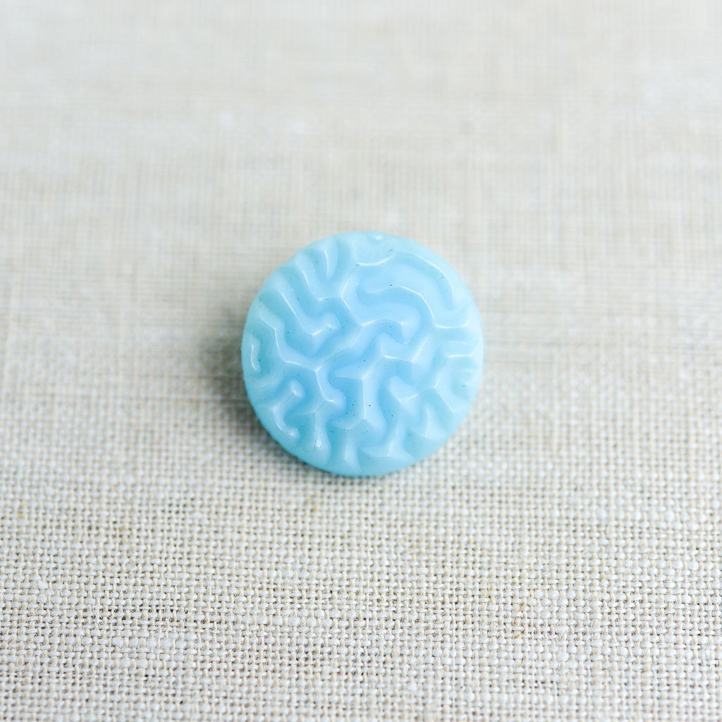 The Button Dept. : Glass : Sky Blue Anemone - the workroom