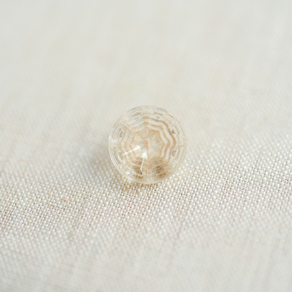 The Button Dept. : Glass : White Frill - the workroom