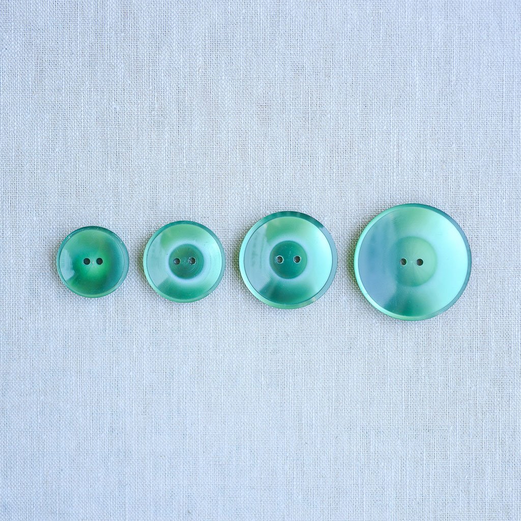 The Button Dept. : Plastic : Basil Shimmer - the workroom