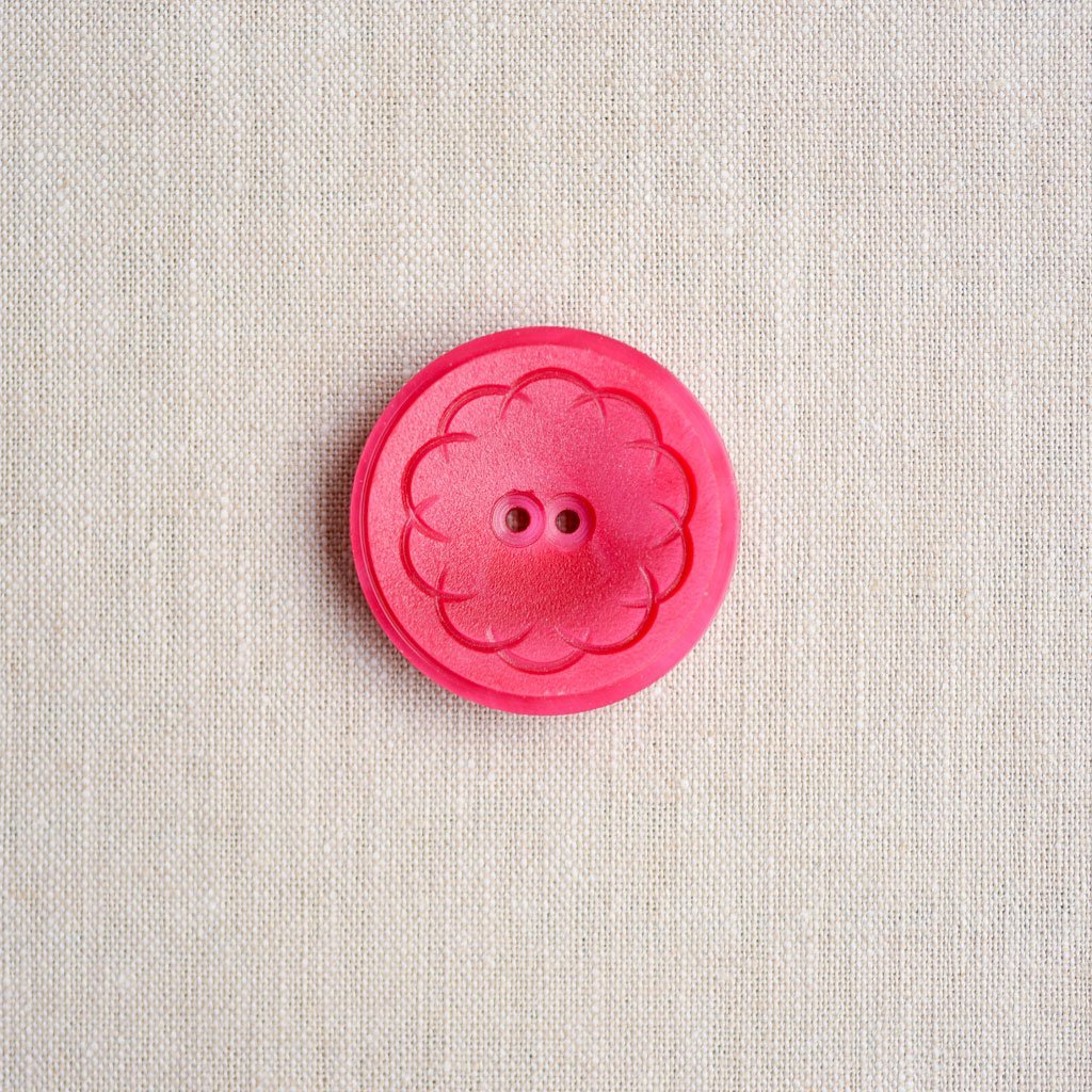 The Button Dept. : Plastic : Bubblegum Zinnia - the workroom