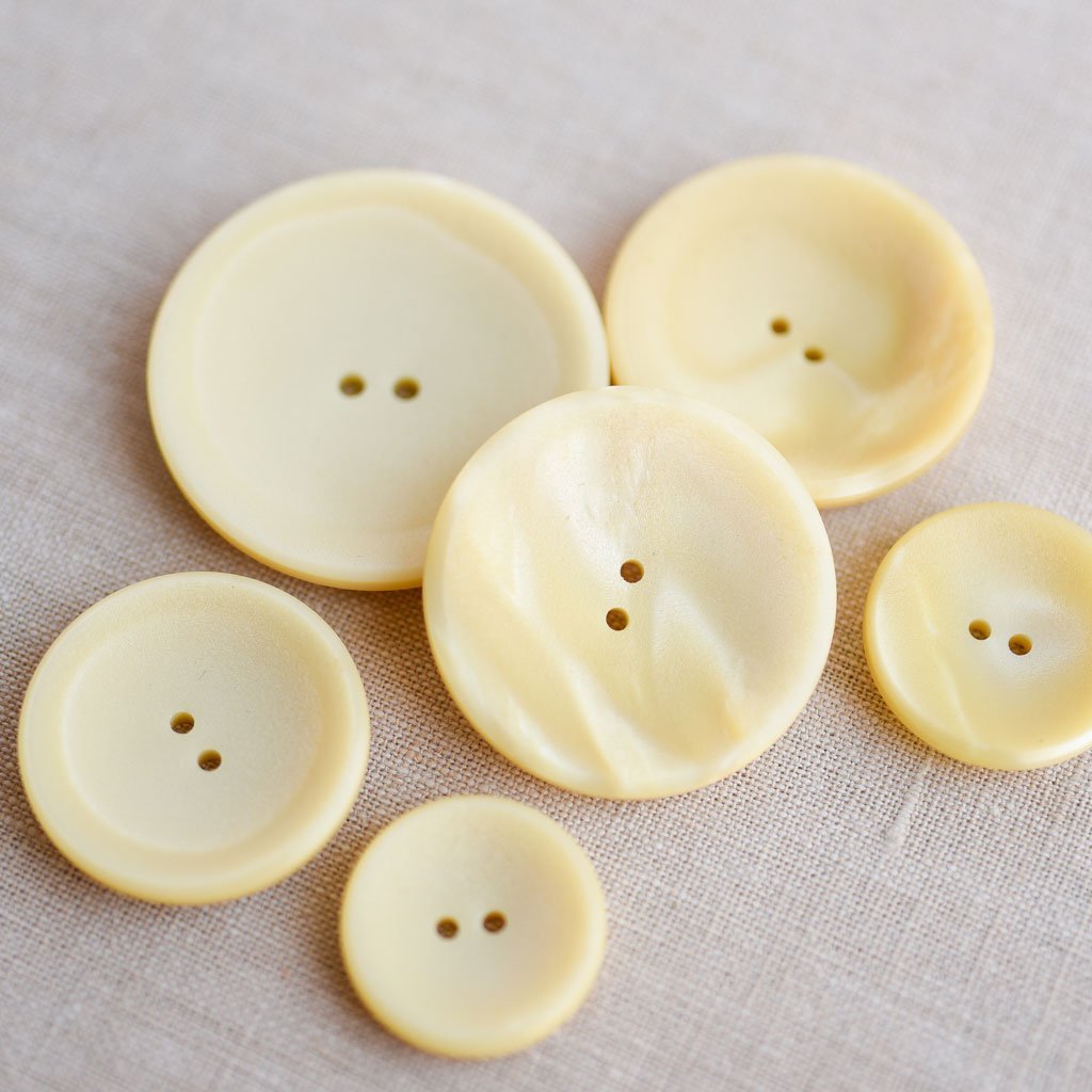The Button Dept. : Plastic : Buttermilk Wafer - the workroom