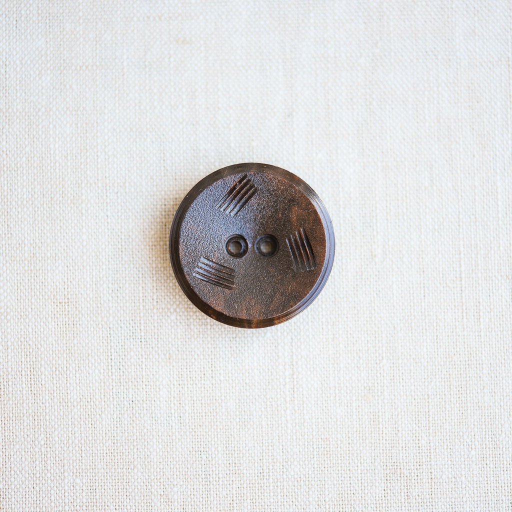 The Button Dept. : Plastic : Chestnut Strudel - the workroom