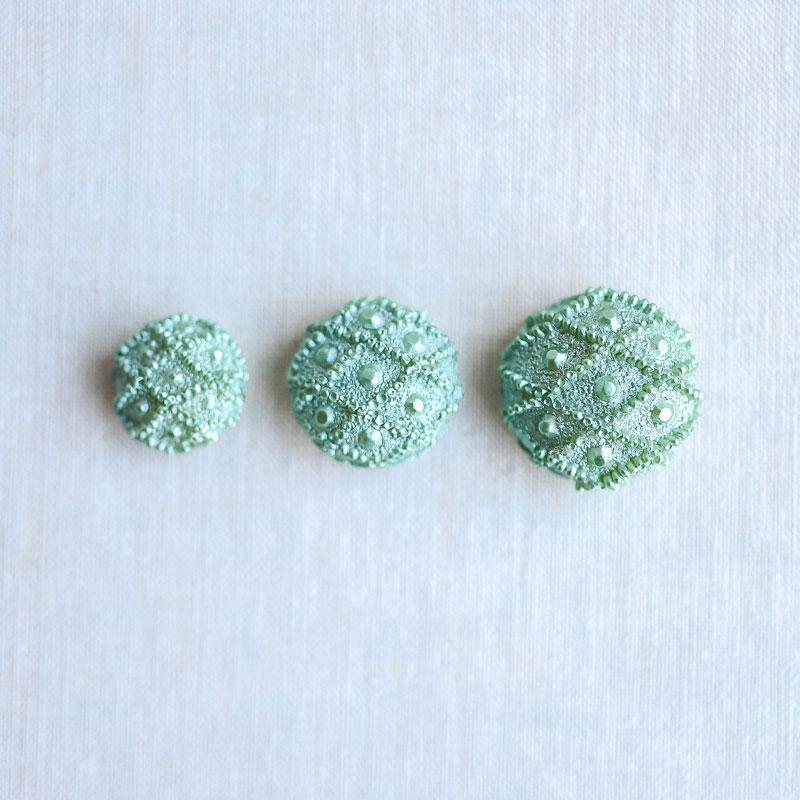 The Button Dept. : Plastic : Frosted Mint Chara - the workroom