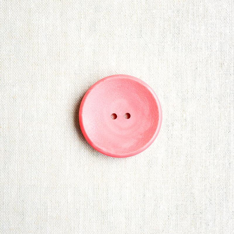 The Button Dept. : Plastic : Frosted Raspberry Wafer - the workroom