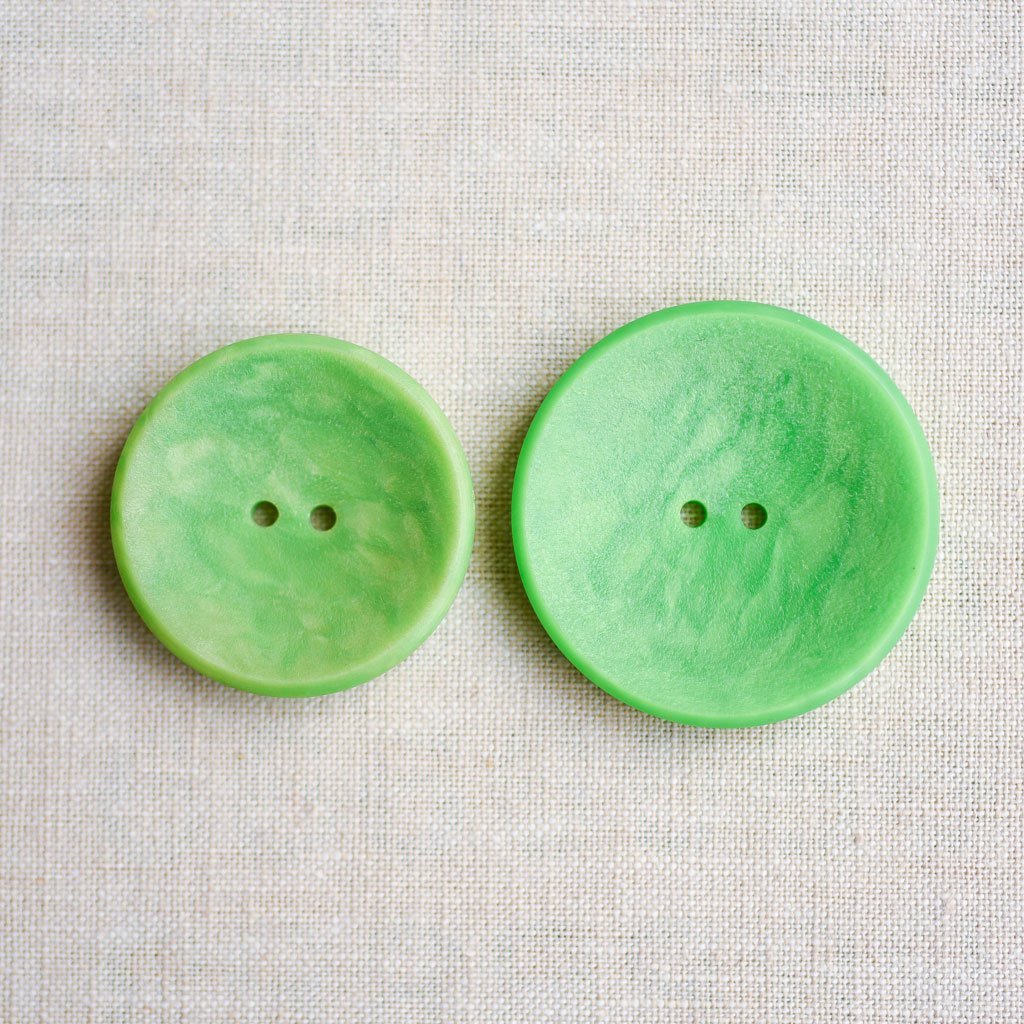 The Button Dept. : Plastic : Kiwi Wafer - the workroom