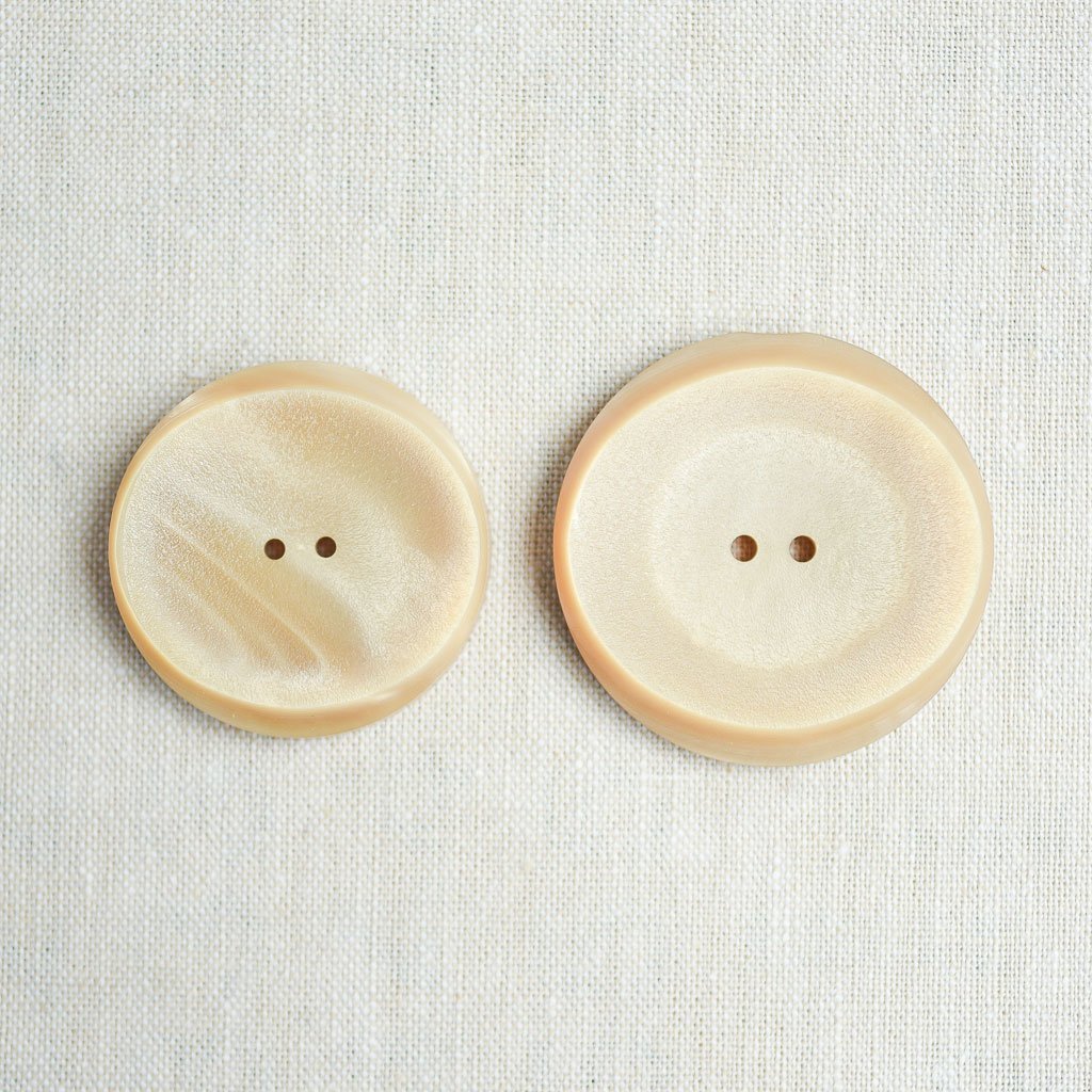 The Button Dept. : Plastic : Latte Oval Eclipse - the workroom