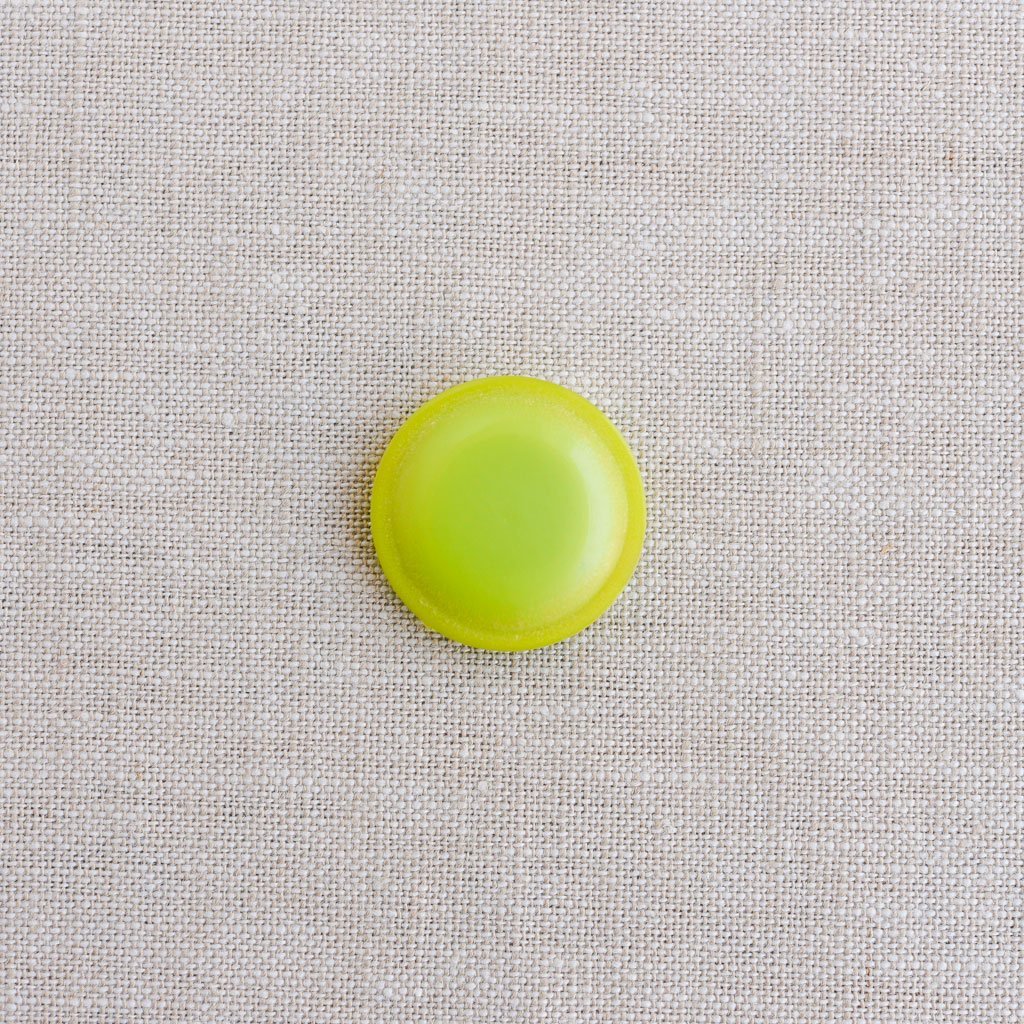 The Button Dept. : Plastic : Lime Eclipse - the workroom