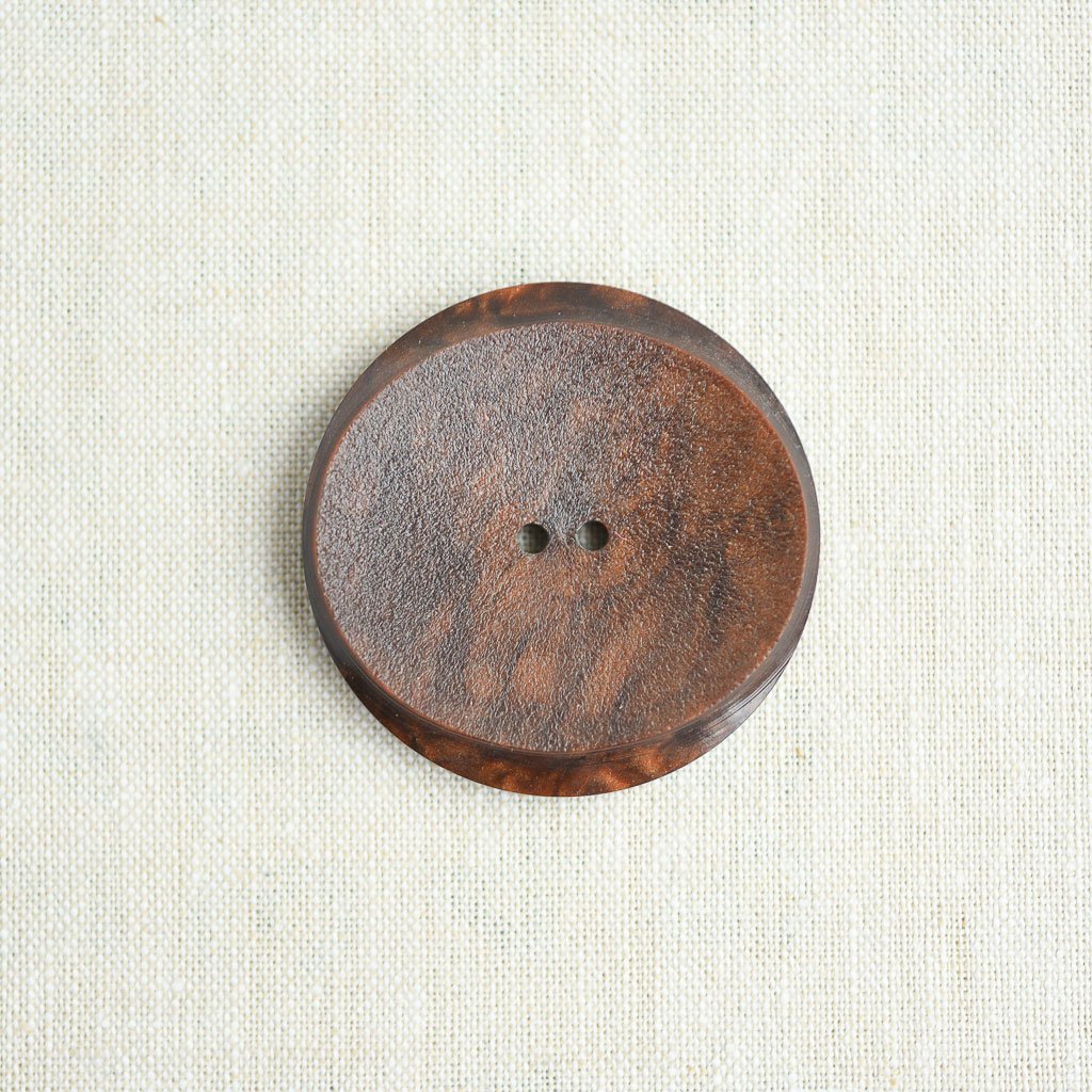 The Button Dept. : Plastic : Mahogany Oval Eclipse - the workroom