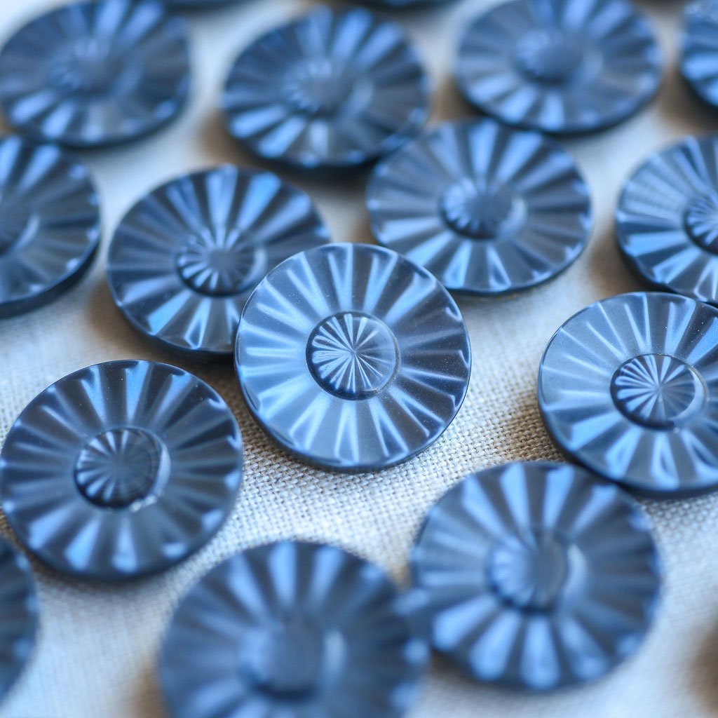 The Button Dept. : Plastic : Midnight Bloom - the workroom