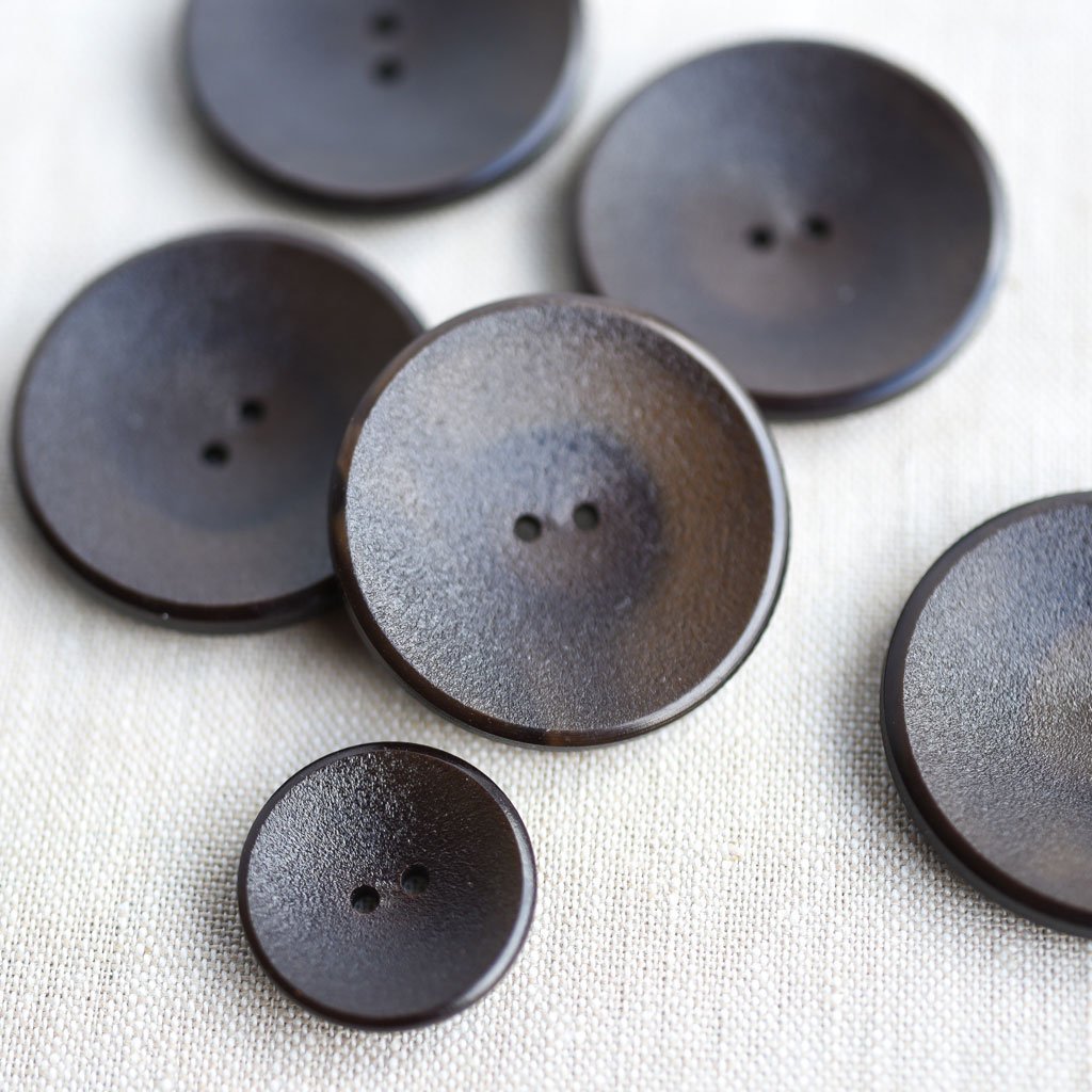 The Button Dept. : Plastic : Mocha Wafer - the workroom