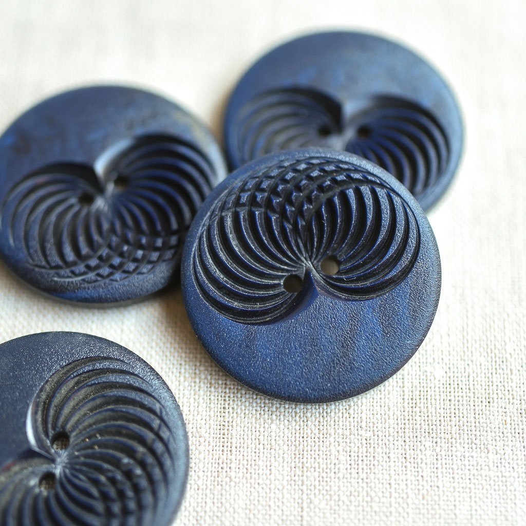 The Button Dept. : Plastic : Navy Slinky - the workroom