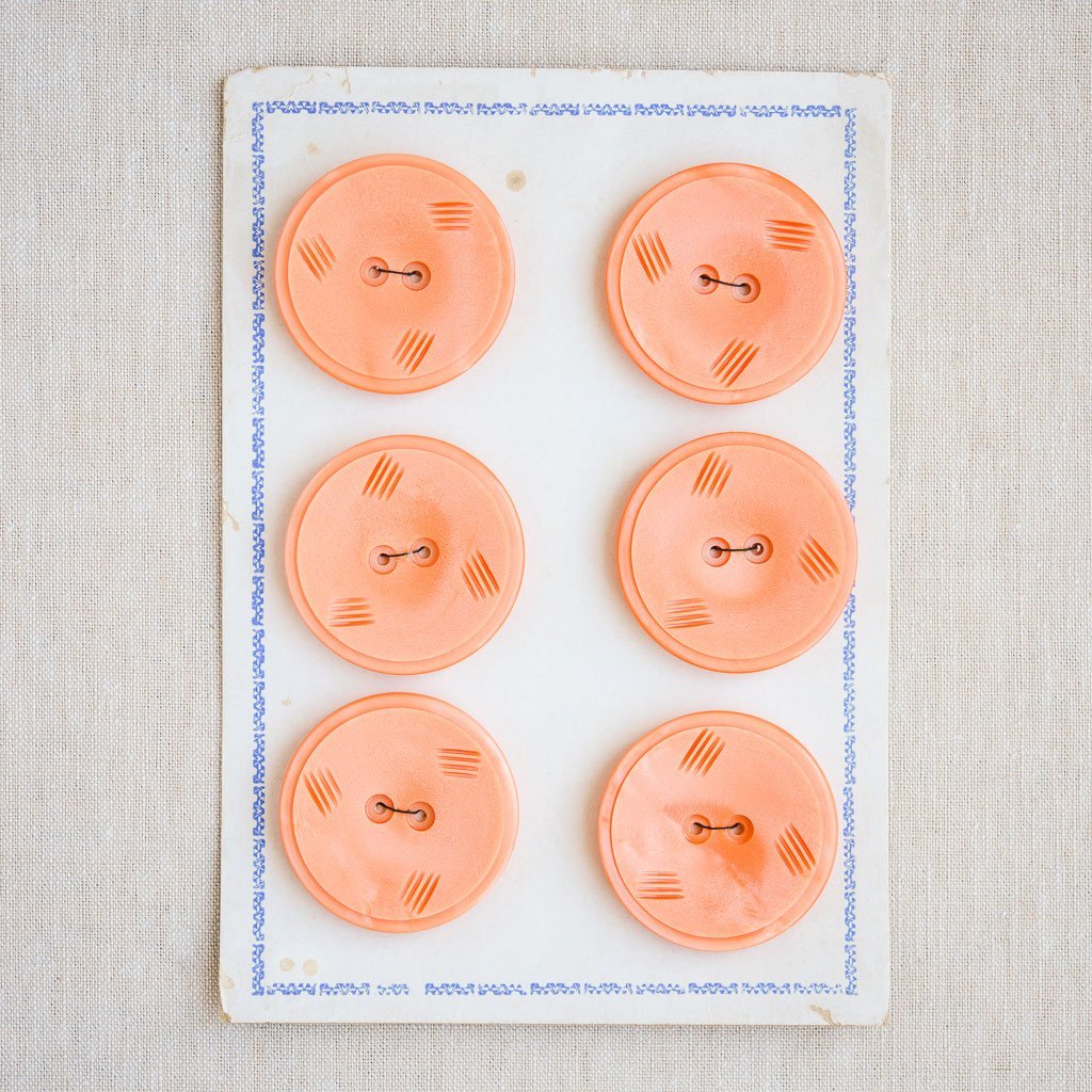 The Button Dept. : Plastic : Nectarine Strudel - the workroom