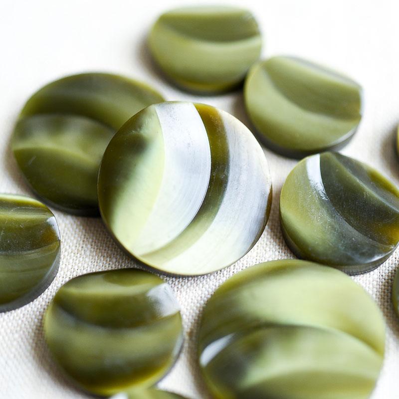 The Button Dept. : Plastic : Olive Moonrock - the workroom