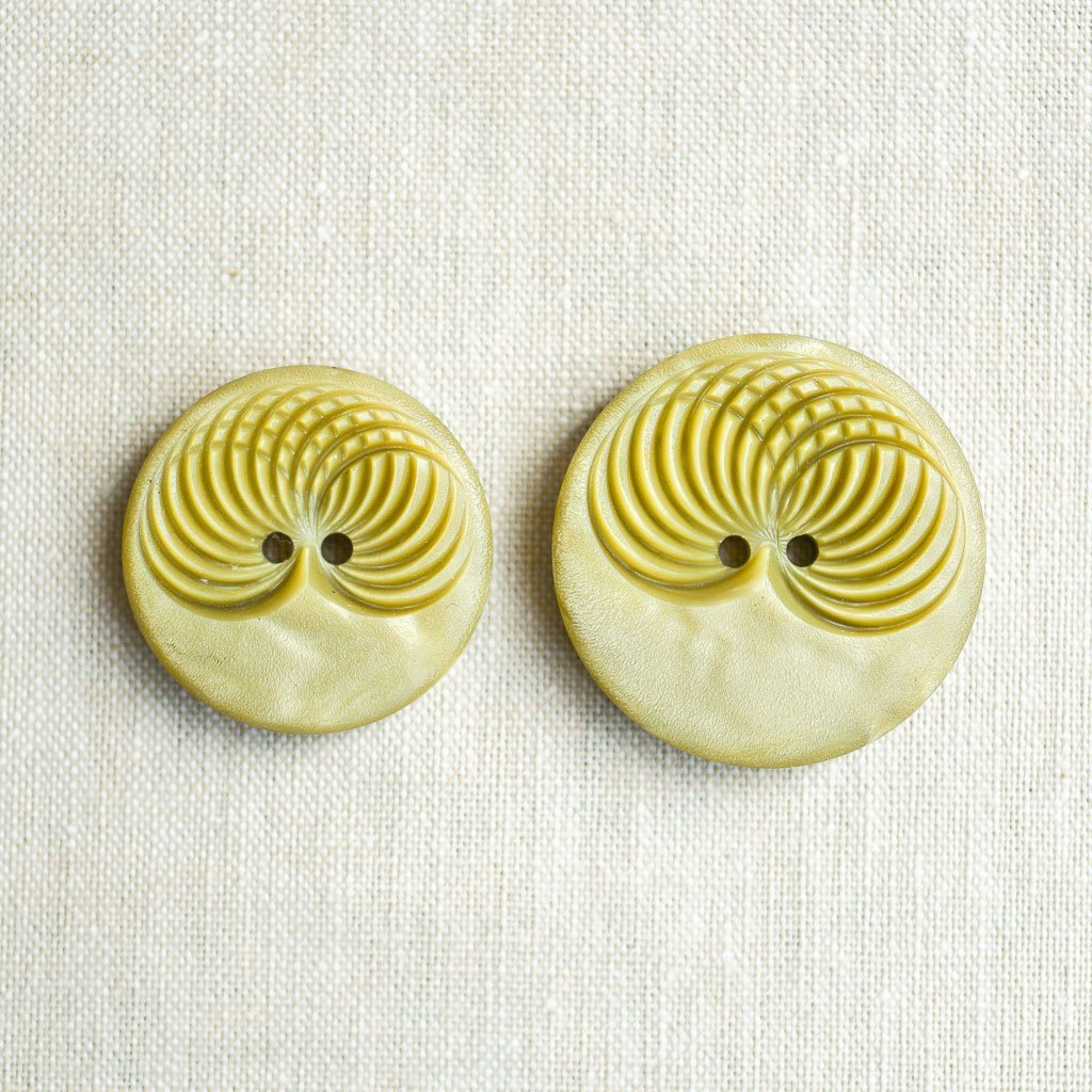 The Button Dept. : Plastic : Olive Slinky - the workroom