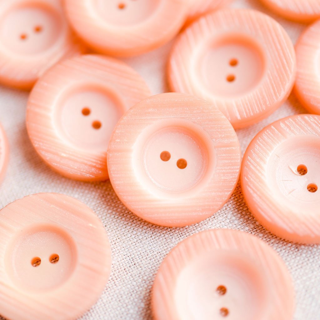 The Button Dept. : Plastic : Peach Hatch - the workroom