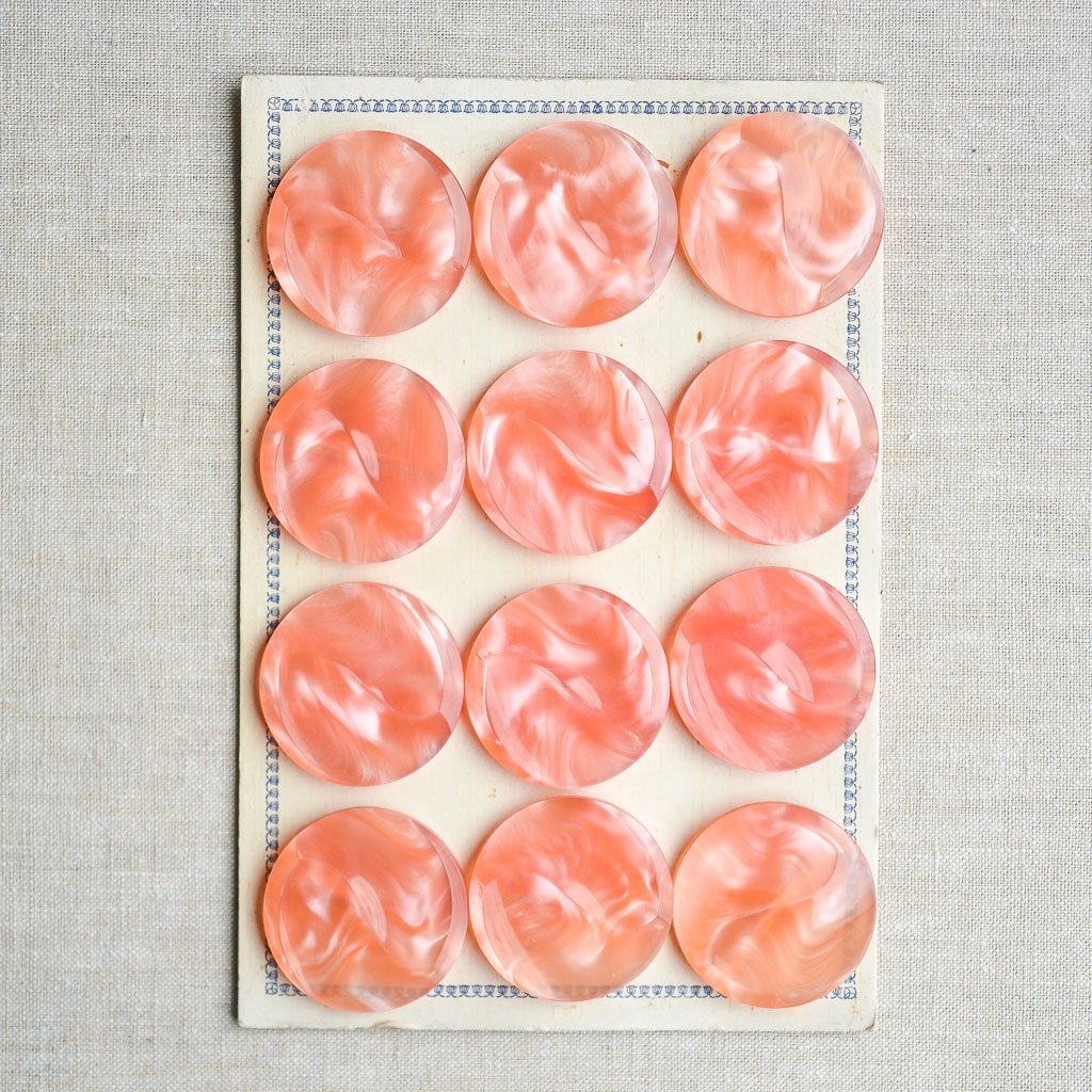 The Button Dept. : Plastic : Peach Swirl - the workroom