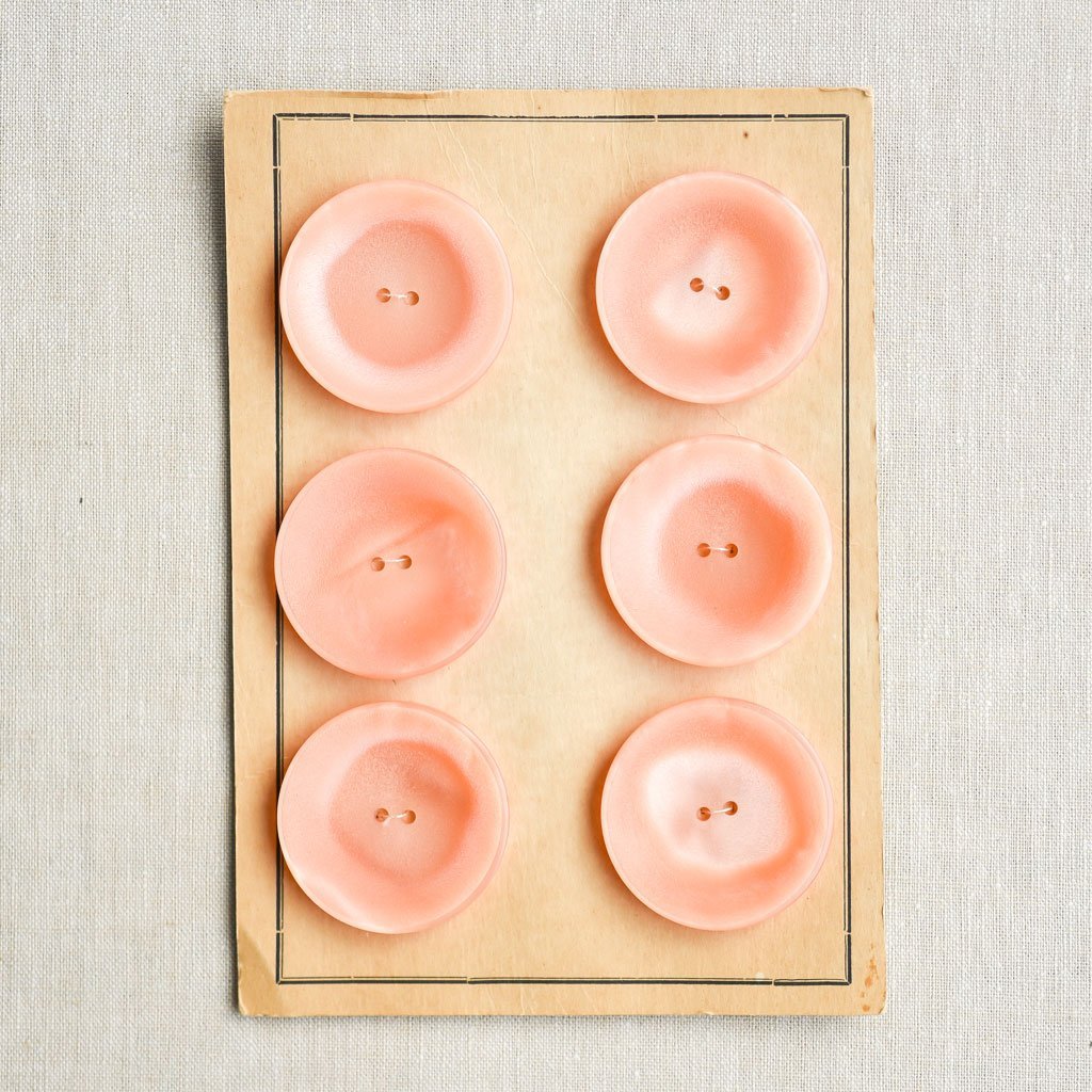 The Button Dept. : Plastic : Peach Wafer - the workroom