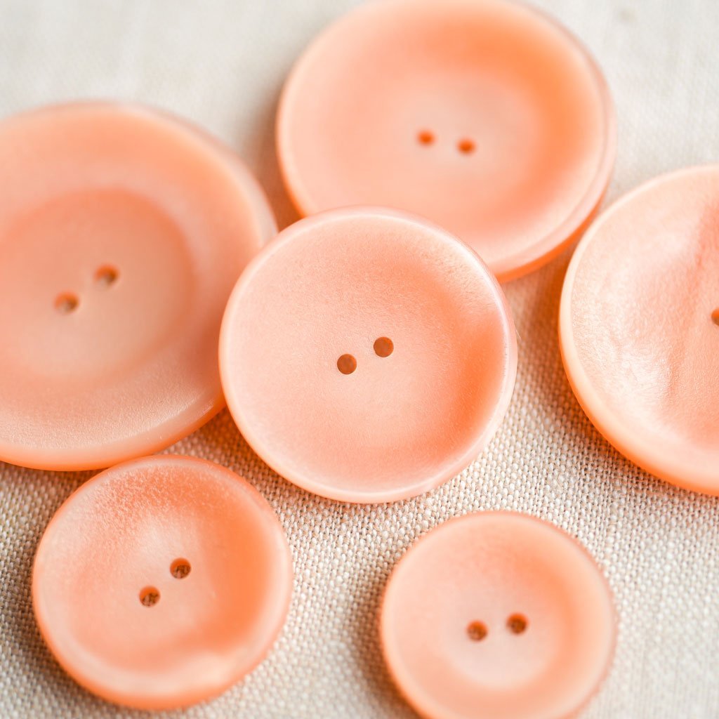 The Button Dept. : Plastic : Peach Wafer - the workroom
