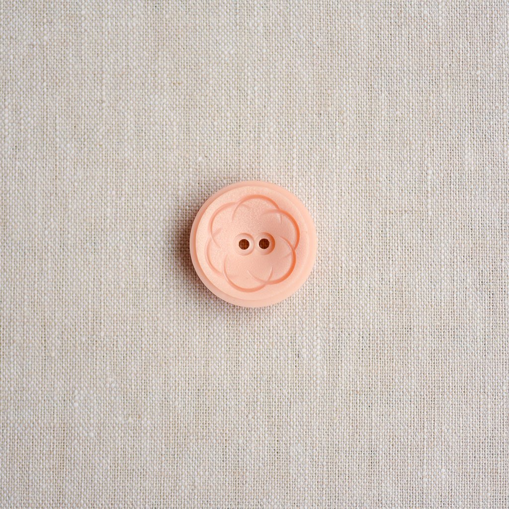 The Button Dept. : Plastic : Peaches & Cream Zinnia - the workroom