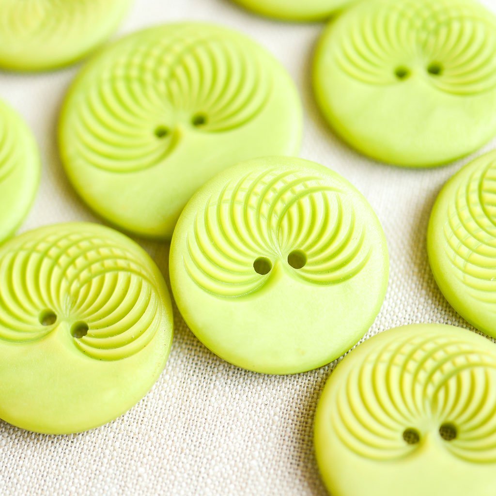 The Button Dept. : Plastic : Pear Slinky - the workroom