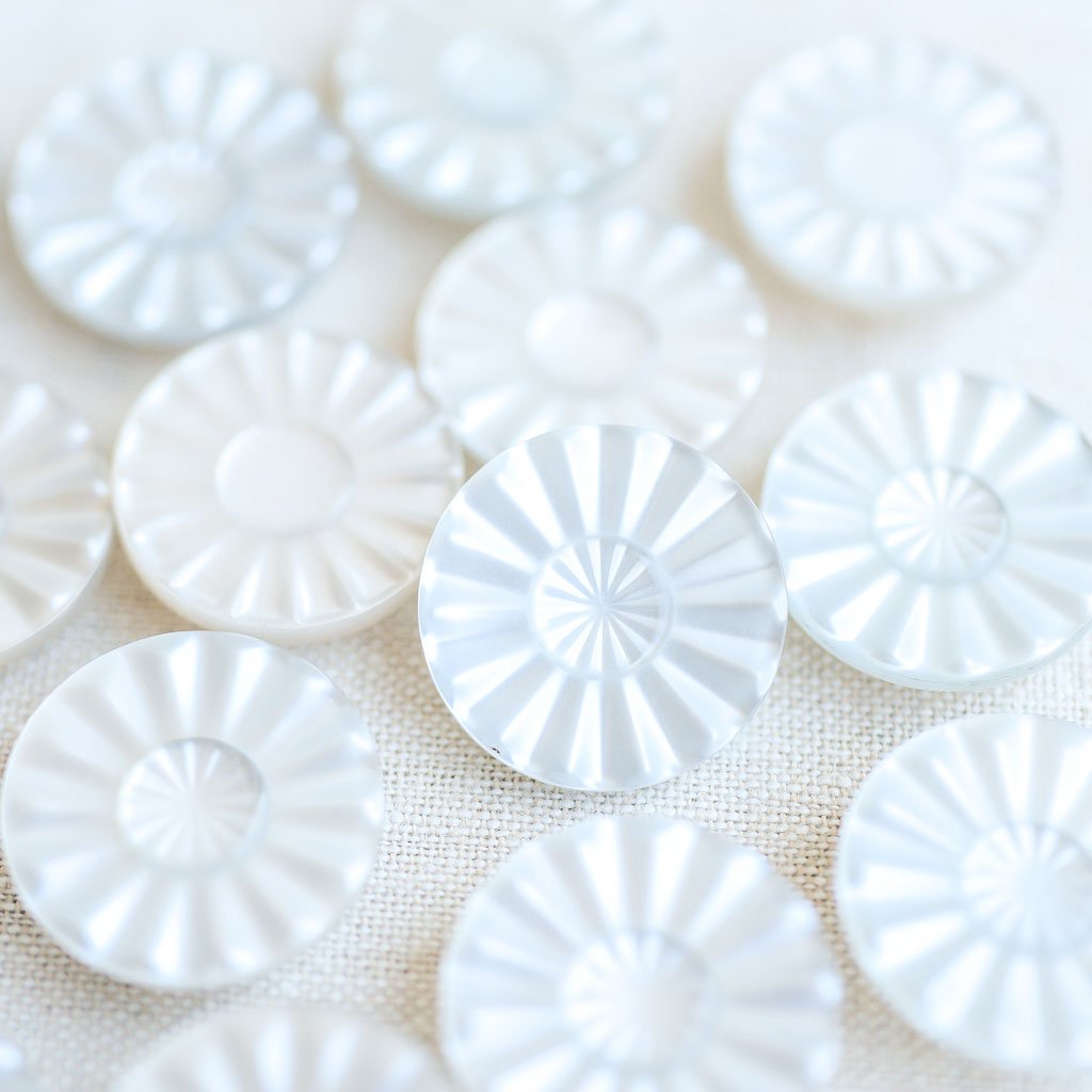 The Button Dept. : Plastic : Prosecco Bloom - the workroom