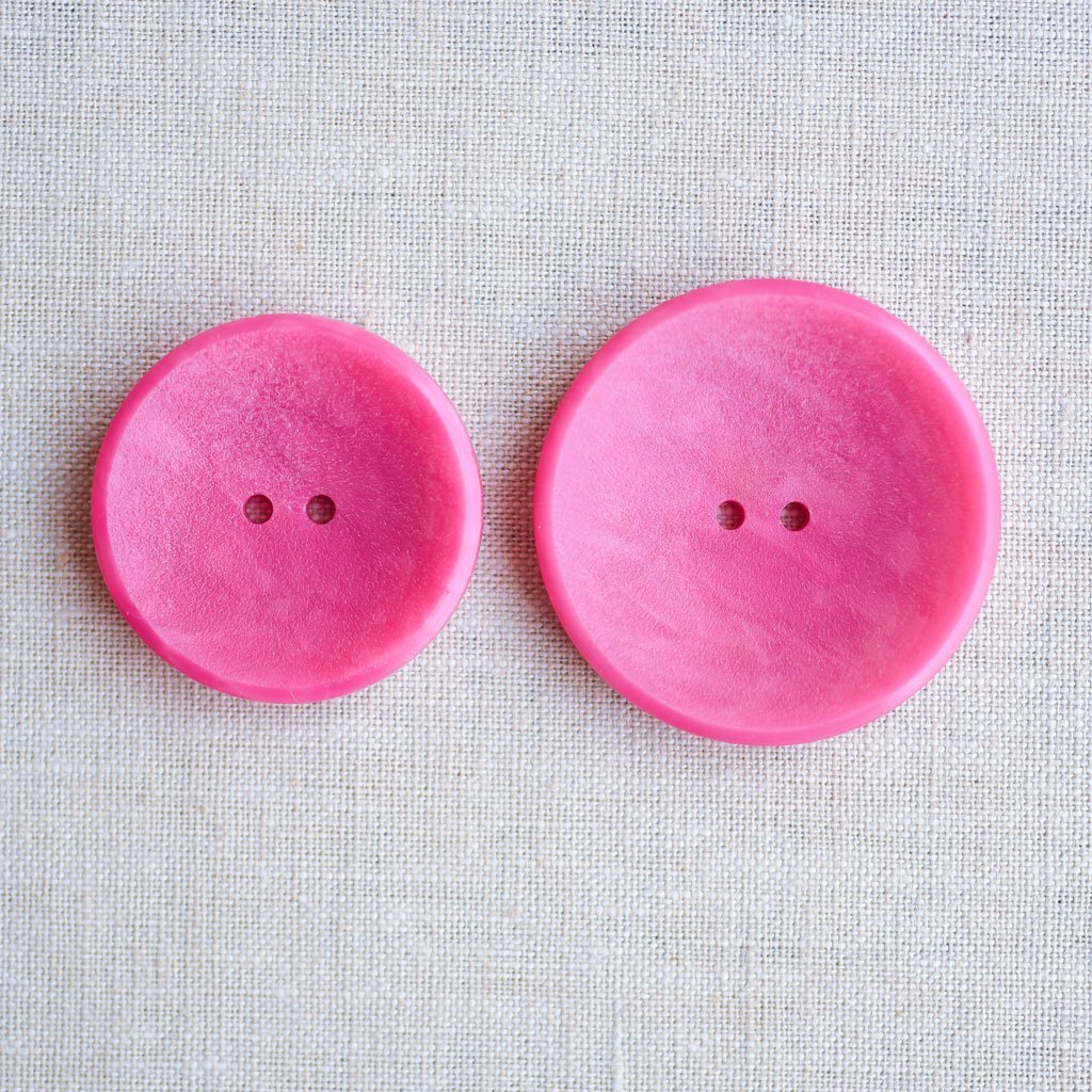 The Button Dept. : Plastic : Raspberry Wafer - the workroom