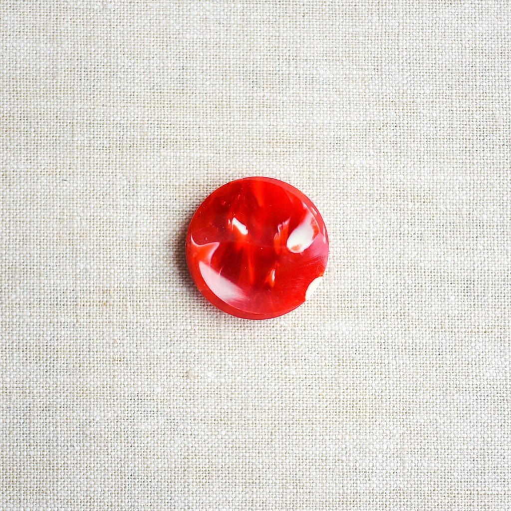 The Button Dept. : Plastic : Strawberry Marble Swirl - the workroom